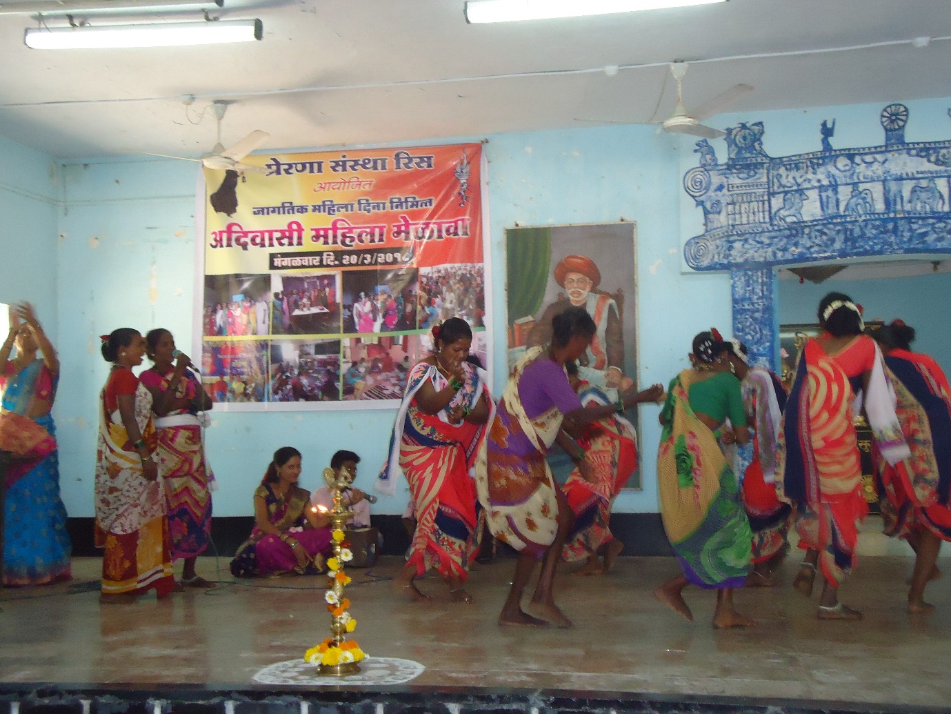 Womens day celebration for the Tribal women from 15 Kathkari villages, Rees 