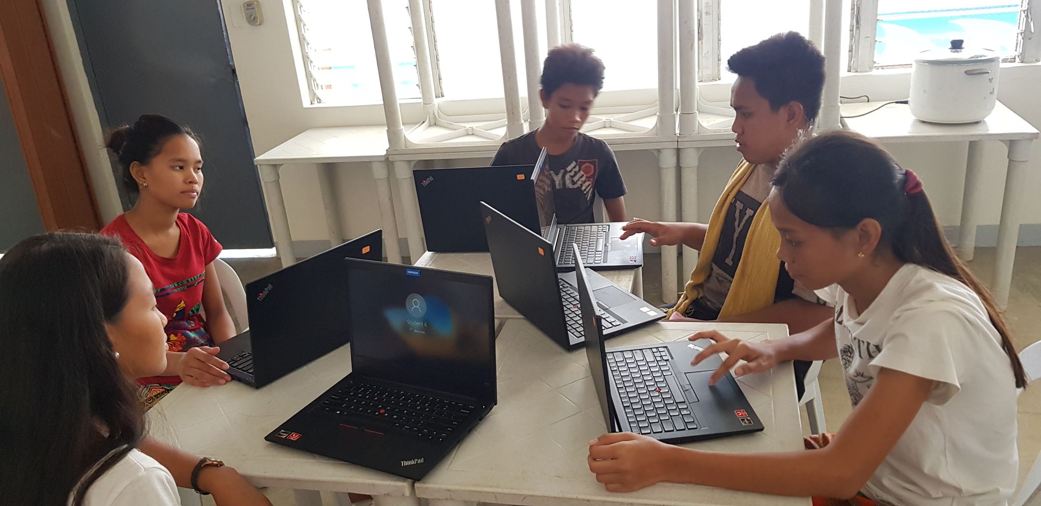 Computer Training for High School and College Badjao students 